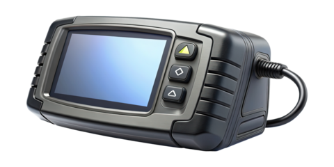 Automotive Diagnostic Scan Tool with Display Screen and Button Interface, Isolated