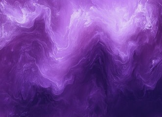 Abstract swirling purple clouds creating a deep and mystical atmospheric effect with soft gradients and dynamic flowing textures
