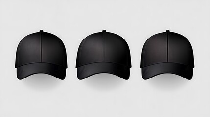 影絵のような黒帽子の質感