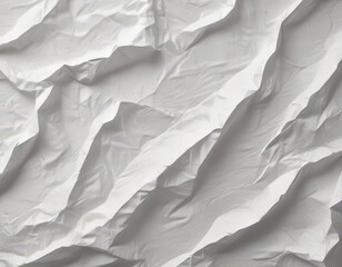 Obraz premium Close-up textured white crumpled paper background , design, white, vintage