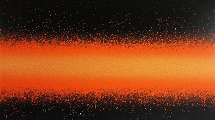 Abstract design with a vibrant orange central band.