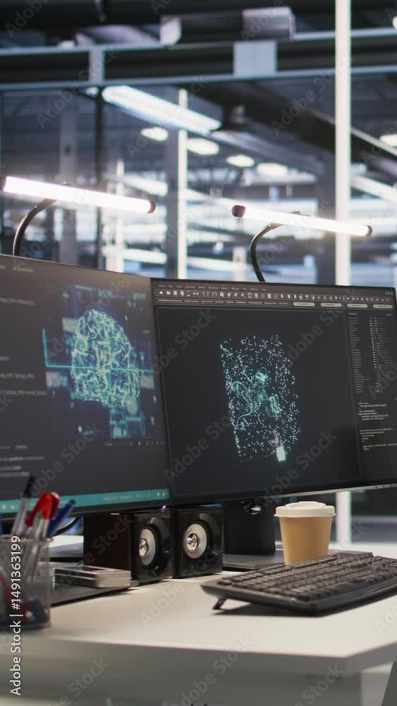 Poster vertical video server hub pc screens tracking rackmounts processing large scale machine learning dat