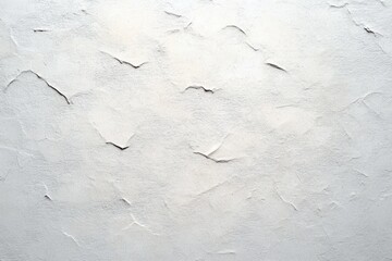 Close-up view of white wall with peeling paint and textured surface showing signs of weathering and decay