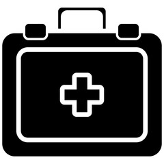 Obraz premium medicine glyph icon