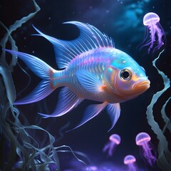 Fototapeta premium fish in the aquarium
