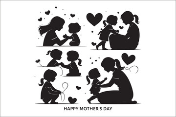 Mother’s Day SVG Bundle | Mom Silhouette Cut Files for Cricut & Silhouette
