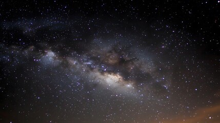 Obraz premium Milky Way Galaxy Night Sky Astrophotography Stars Space