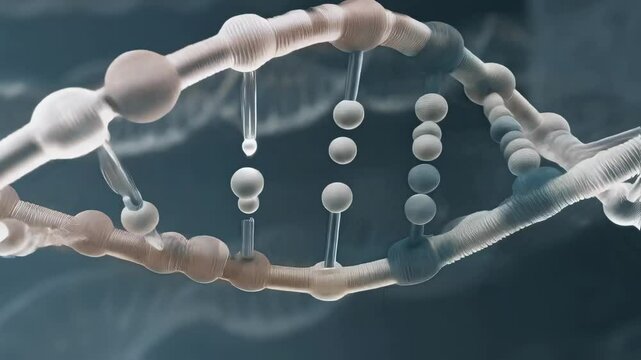 A visual representation of genetic data flowing through a nanopore device with highlighted sections denoting rare alleles illustrating the process of realtime variant detection and