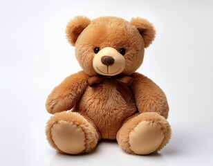 Obraz premium a teddy bear on white background