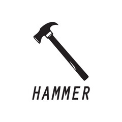 hammer logo design icon graphic image
