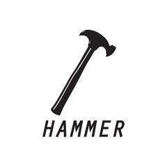 hammer logo design icon graphic image