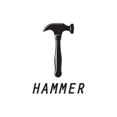 hammer logo design icon graphic image