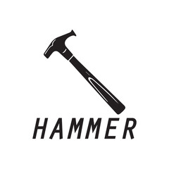 hammer logo design icon graphic image