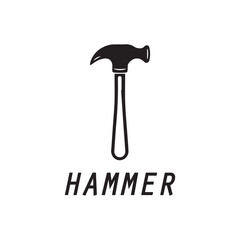 hammer logo design icon graphic image