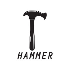 hammer logo design icon graphic image