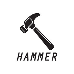 hammer logo design icon graphic image