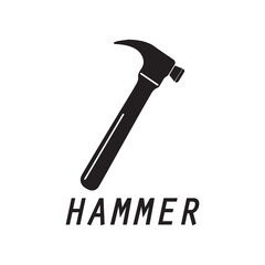 hammer logo design icon graphic image