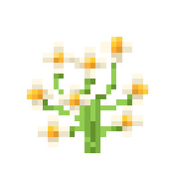 Simple flower pixel art