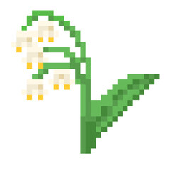 Simple flower pixel art