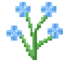 Simple flower pixel art