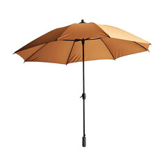 Sport Inspired Travel Beach Umbrella with a Rugged Isolated on Transparent Background