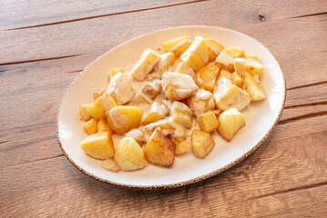 Potato recipes prepared by the United Nations, including a recipe for patatas bravas as a practically Spanish dish