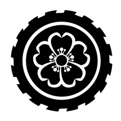 round floral ornament