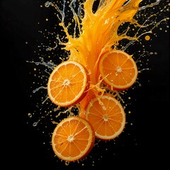 orange juice splash