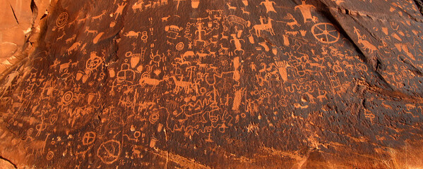 Newspaper Rock Petroglyphs in Utah