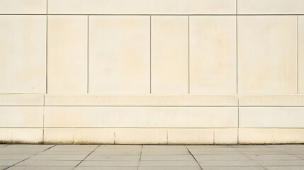 Cream Beige Wall Texture Background Urban Street Scene