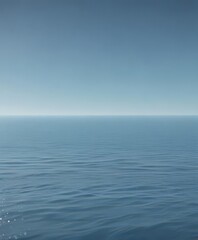 Obraz premium Subtle light blue gradient, calming ocean hues, abstract texture, ambient, background