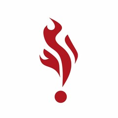 Flames vector illustration symbol