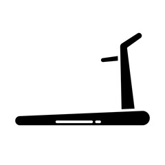 Treadmill glyph icon