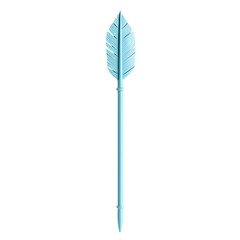 Sleek Arrow with a Streamlined Contemporary Silhouette Isolated on Transparent Background