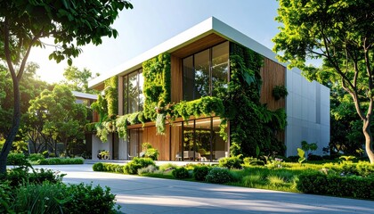 Modern Eco-Friendly House Design Sustainable Living in Harmony with Nature