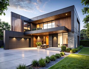 Modern Luxury Home Design Two-Story Contemporary House with Stunning Architecture