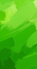 Emerald Dreams: Lush Green Abstract Painting