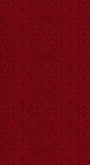 Fototapeta premium Crimson Damask: Rich Texture, Deep Hues