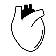 Heart glyph icon

