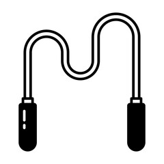 Jump Rope glyph icon

