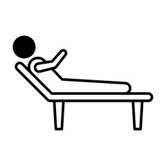 Sleep glyph icon

