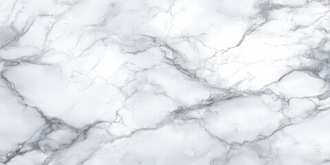 Obraz premium White marble surface with natural gray veining pattern creating an elegant and smooth texture
