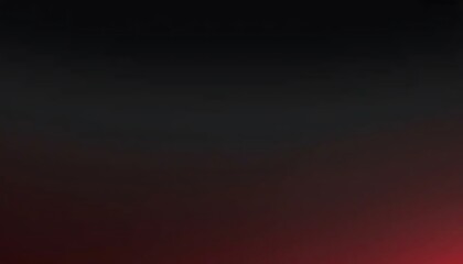 Fototapeta premium Abstract gradient of dark gray merging into a deep red, creating a somber and intense feeling.