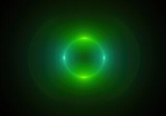 Obraz premium Multiple Green Glows Abstract Smooth Gradient Background Emerald Lime Teal Moss Green Texture