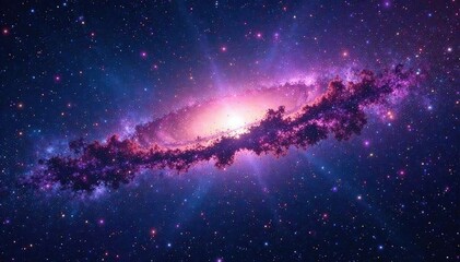 Stunning celestial panorama showcasing a vibrant galaxy constellation Perfect for astronomy, space, and science projects , nature, wallpaper, hydrogen