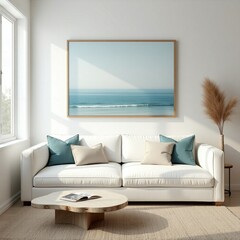 3d render of a modern living room