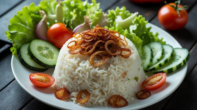 Nasi Goreng serves as a classic comfort food, relished by people across various age groups.