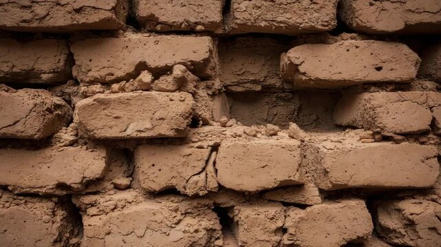 Close-up shot of a weathered wall