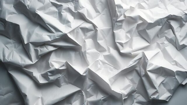 Textured background of wrinkled and creased paper