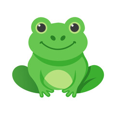 Obraz premium green frog cartoon